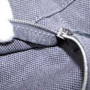 HERMES Sac Arne PM Hand Bag Canvas Gray Silver Auth bs18606-12