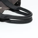 HERMES Sac Arne PM Hand Bag Canvas Gray Silver Auth bs18606-7