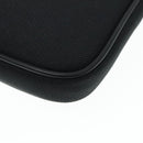 GUCCI Clutch Bag Nylon Black Silver 473883 Auth bs18625-15