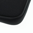 GUCCI Clutch Bag Nylon Black Silver 473883 Auth bs18625-16