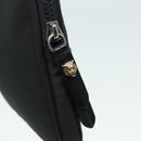 GUCCI Clutch Bag Nylon Black Silver 473883 Auth bs18625-8