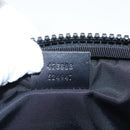 GUCCI Clutch Bag Nylon Black Silver 473883 Auth bs18625-12