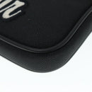 GUCCI Clutch Bag Nylon Black Silver 473883 Auth bs18625-7