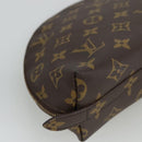 LOUIS VUITTON Monogram Trousse Demi Ronde Cosmetic Pouch M47520 LV Auth bs18635-16