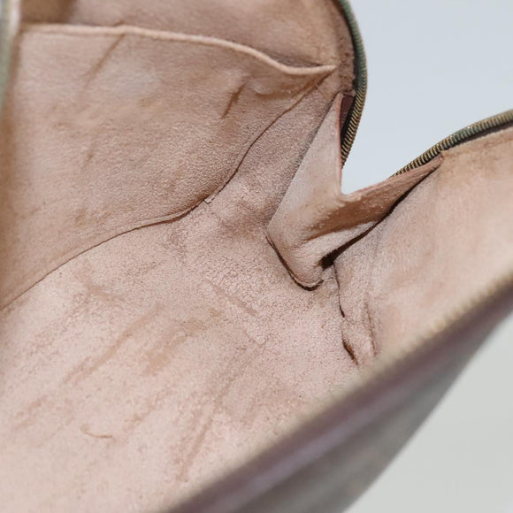 LOUIS VUITTON Monogram Trousse Demi Ronde Cosmetic Pouch M47520 LV Auth bs18635