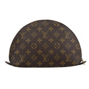 LOUIS VUITTON Monogram Trousse Demi Ronde Cosmetic Pouch M47520 LV Auth bs18635-2