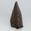 LOUIS VUITTON Monogram Trousse Demi Ronde Cosmetic Pouch M47520 LV Auth bs18635-4