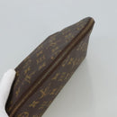 LOUIS VUITTON Monogram Trousse Demi Ronde Cosmetic Pouch M47520 LV Auth bs18635-5