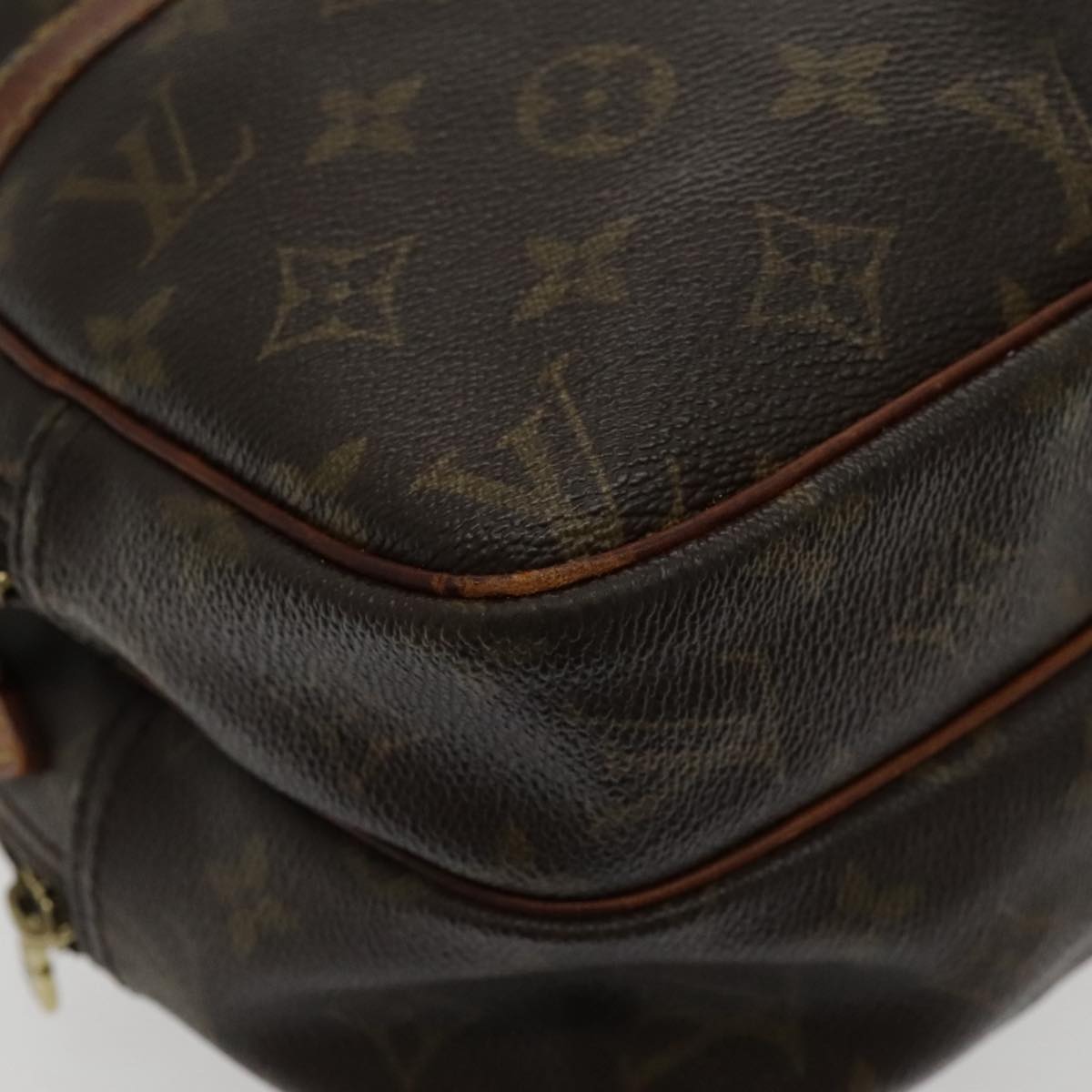 LOUIS VUITTON Monogram Reporter PM Shoulder Bag M45254 LV Auth bs18639