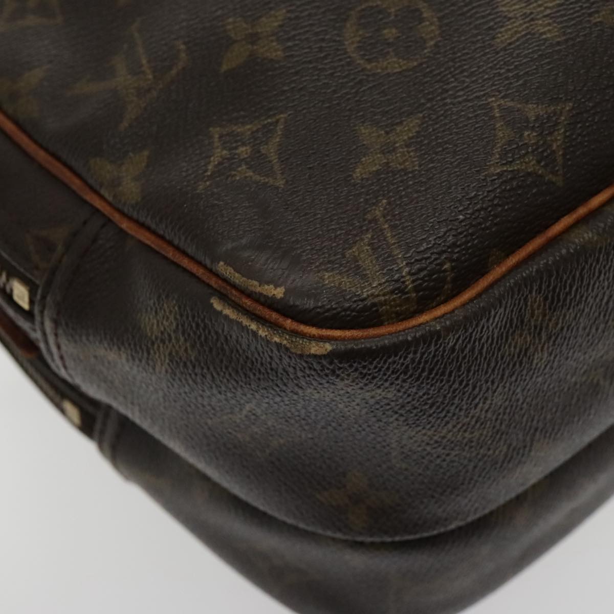 LOUIS VUITTON Monogram Reporter PM Shoulder Bag M45254 LV Auth bs18639