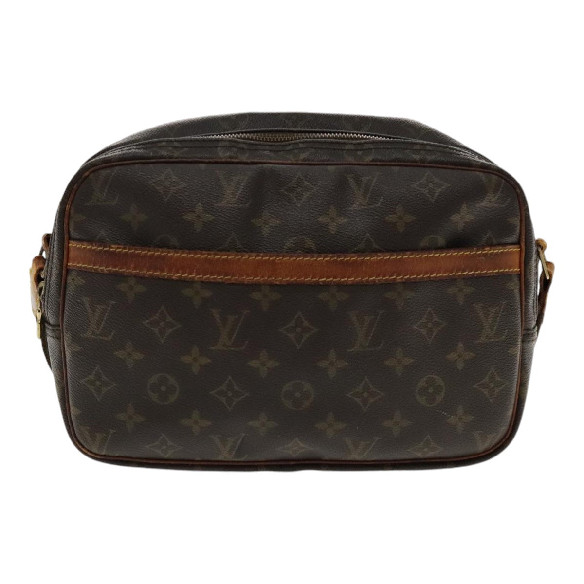 LOUIS VUITTON Monogram Reporter PM Shoulder Bag M45254 LV Auth bs18639