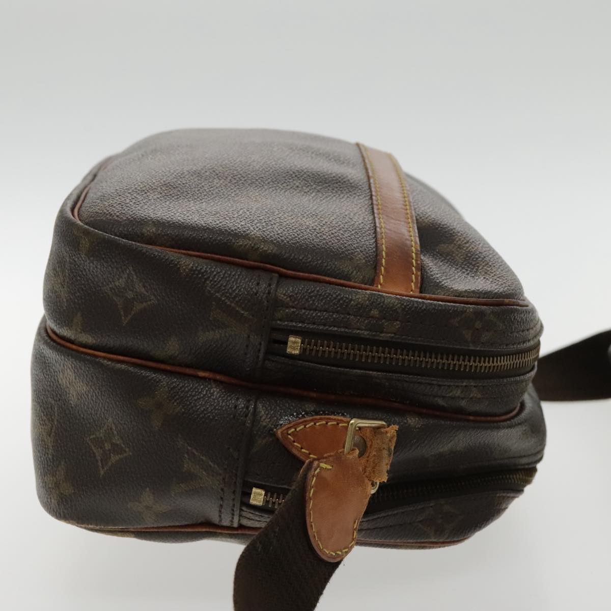 LOUIS VUITTON Monogram Reporter PM Shoulder Bag M45254 LV Auth bs18639