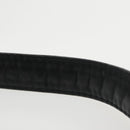 CHANEL COCO Mark Chain Waist bag Lamb Skin Black Gold CC Auth bs18653-10