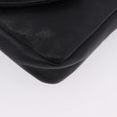 CHANEL COCO Mark Chain Waist bag Lamb Skin Black Gold CC Auth bs18653-11