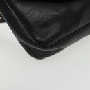 CHANEL COCO Mark Chain Waist bag Lamb Skin Black Gold CC Auth bs18653-12