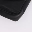 CHANEL COCO Mark Chain Waist bag Lamb Skin Black Gold CC Auth bs18653-12