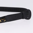 CHANEL COCO Mark Chain Waist bag Lamb Skin Black Gold CC Auth bs18653-15