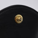 CHANEL COCO Mark Chain Waist bag Lamb Skin Black Gold CC Auth bs18653-17