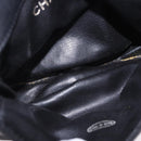 CHANEL COCO Mark Chain Waist bag Lamb Skin Black Gold CC Auth bs18653-20