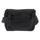 CHANEL COCO Mark Chain Waist bag Lamb Skin Black Gold CC Auth bs18653-3