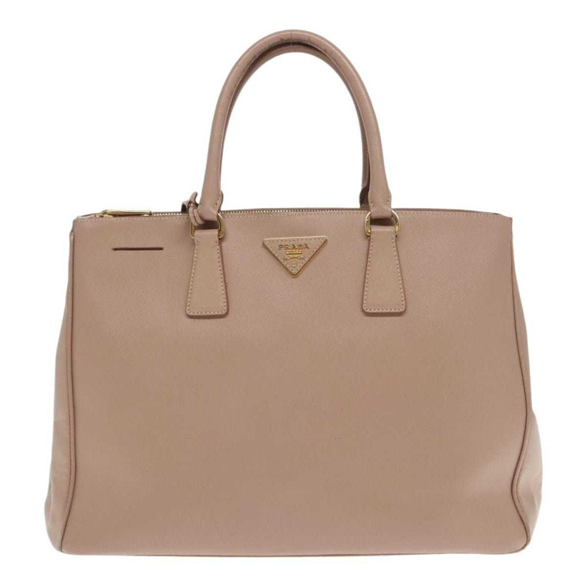 PRADA Galleria Hand Bag Safiano leather Pink Gold Auth bs18675 - 0