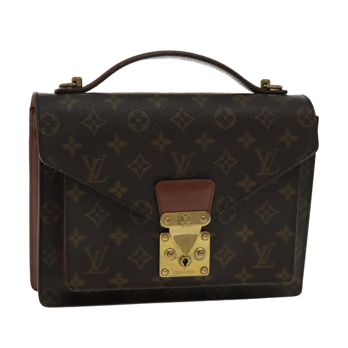 LOUIS VUITTON Monogram Monceau 26 Shoulder Bag M51187 LV Auth bs18686