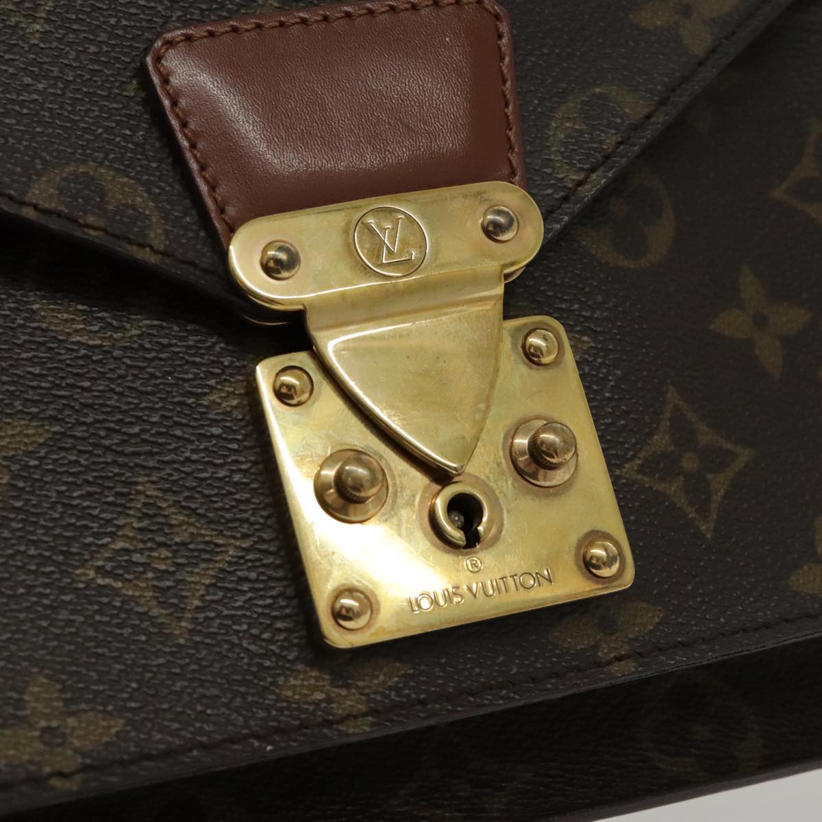 LOUIS VUITTON Monogram Monceau 26 Shoulder Bag M51187 LV Auth bs18686