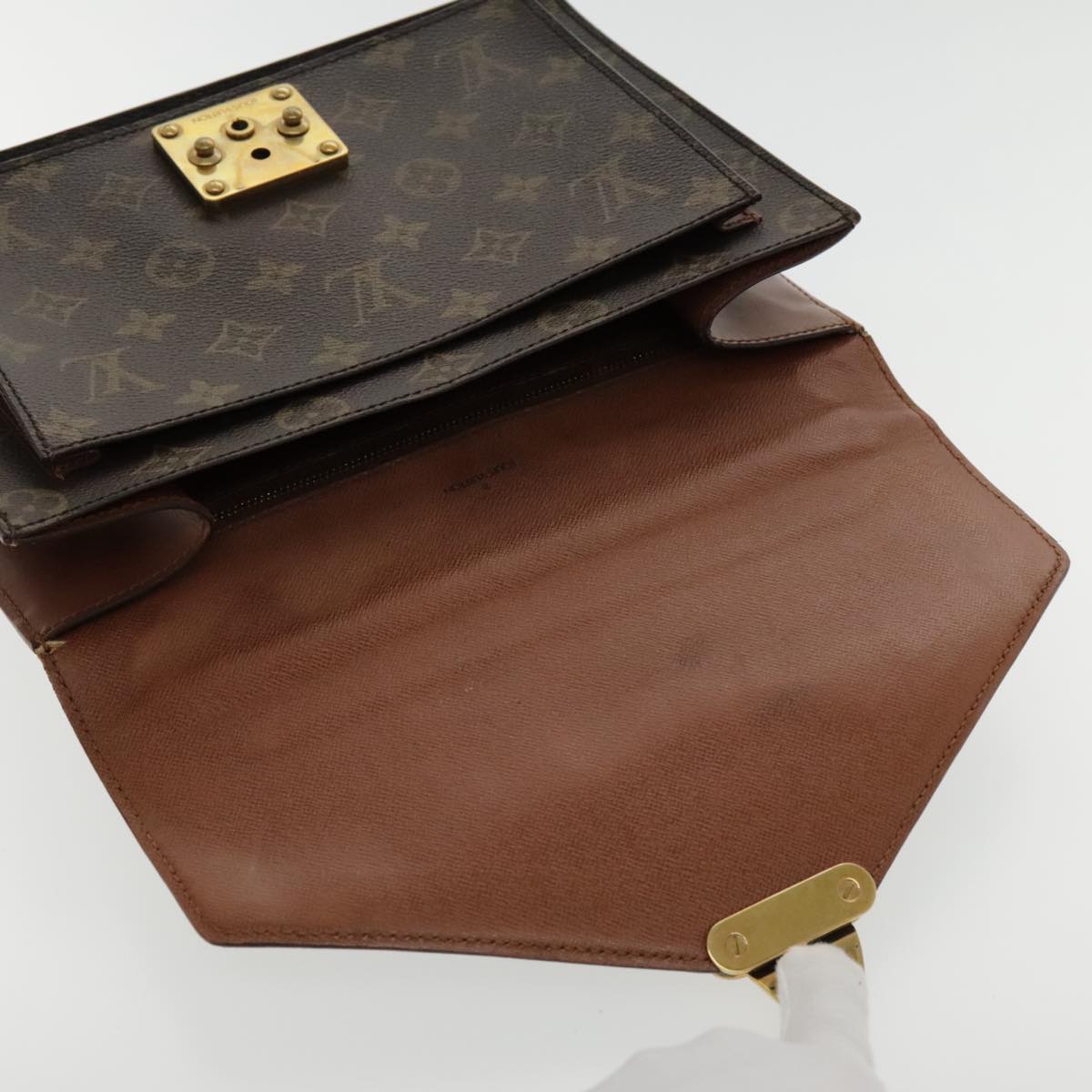 LOUIS VUITTON Monogram Monceau 26 Shoulder Bag M51187 LV Auth bs18686