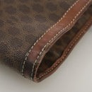 CELINE Macadam Canvas Briefcase PVC Leather Brown Auth bs18695-7