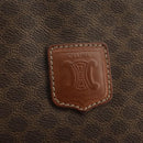 CELINE Macadam Canvas Briefcase PVC Leather Brown Auth bs18695-17