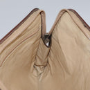 CELINE Macadam Canvas Briefcase PVC Leather Brown Auth bs18695-19