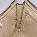 CELINE Macadam Canvas Briefcase PVC Leather Brown Auth bs18695-20