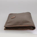 CELINE Macadam Canvas Briefcase PVC Leather Brown Auth bs18695-3
