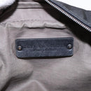 BOTTEGA VENETA INTRECCIATO Clutch Bag Leather Silver Black Auth bs18698-18