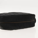 BOTTEGA VENETA INTRECCIATO Clutch Bag Leather Silver Black Auth bs18698-6