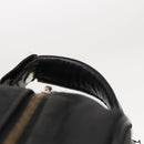 BOTTEGA VENETA INTRECCIATO Clutch Bag Leather Silver Black Auth bs18698-14