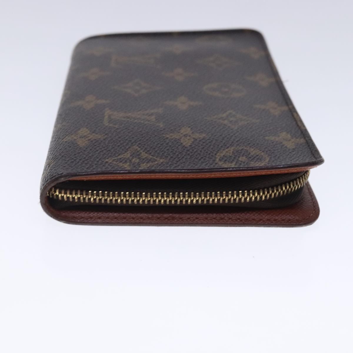 LOUIS VUITTON Monogram Porte Monnaie Zip Long Wallet M61727 LV Auth bs18704