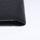 LOUIS VUITTON Taiga Brazza Portefeuille Long Wallet Ardoise M64012 Auth bs18707-16