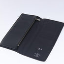LOUIS VUITTON Taiga Brazza Portefeuille Long Wallet Ardoise M64012 Auth bs18707-9