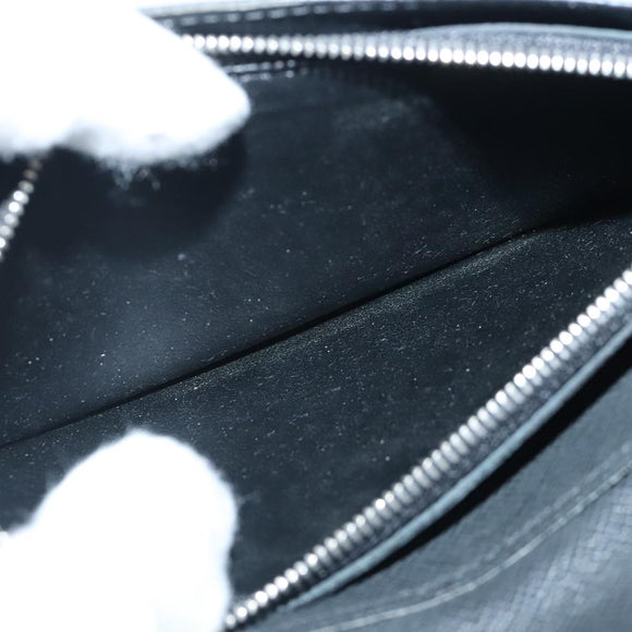 LOUIS VUITTON Taiga Brazza Portefeuille Long Wallet Ardoise M64012 Auth bs18707