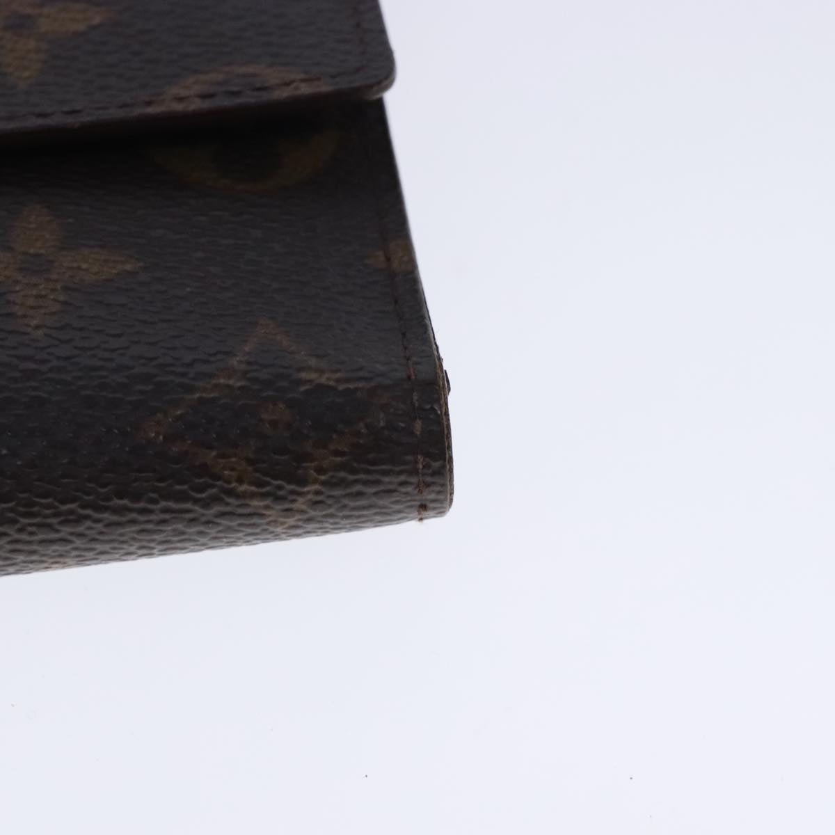 LOUIS VUITTON Monogram Portefeuille International Wallet M61217 LV Auth bs18708