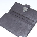 GUCCI Long Wallet Leather Black Silver 231837 Auth bs18713-9