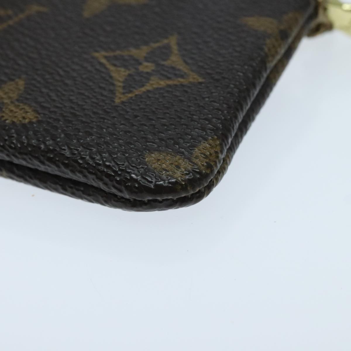 LOUIS VUITTON Monogram Pochette Cles Coin Purse M62650 LV Auth bs18717