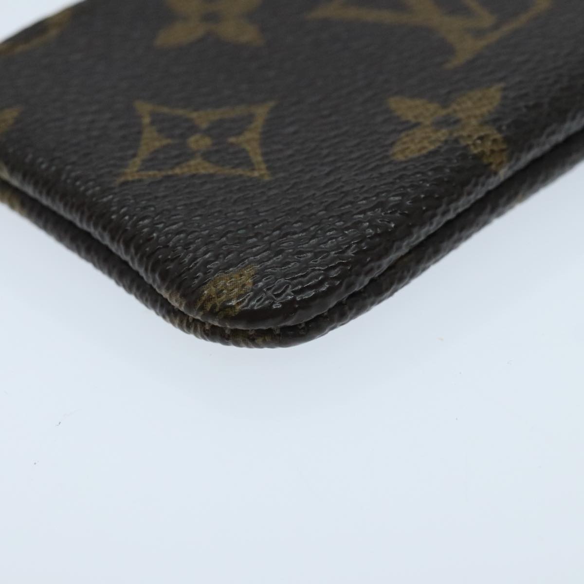 LOUIS VUITTON Monogram Pochette Cles Coin Purse M62650 LV Auth bs18717