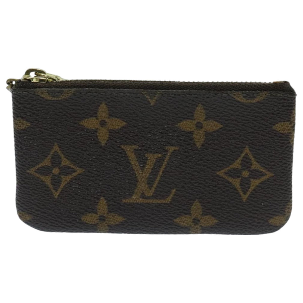 LOUIS VUITTON Monogram Pochette Cles Coin Purse M62650 LV Auth bs18717