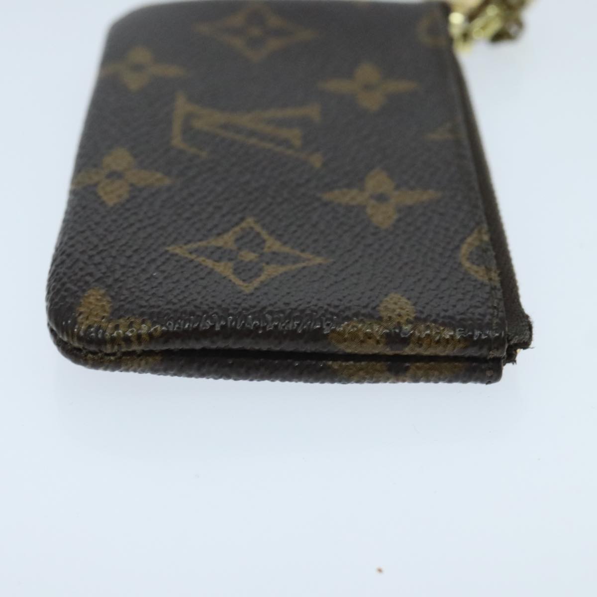 LOUIS VUITTON Monogram Pochette Cles Coin Purse M62650 LV Auth bs18717