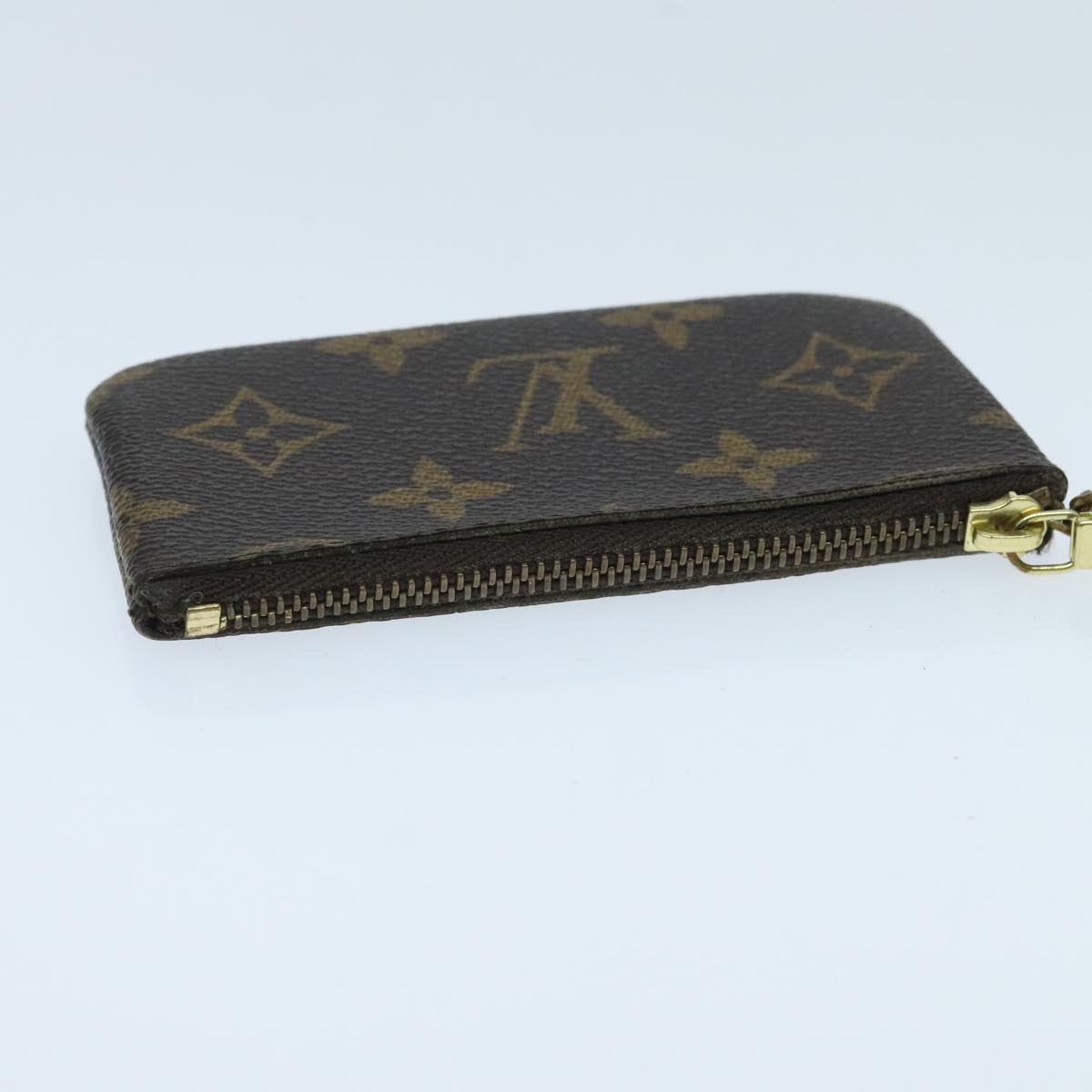 LOUIS VUITTON Monogram Pochette Cles Coin Purse M62650 LV Auth bs18717