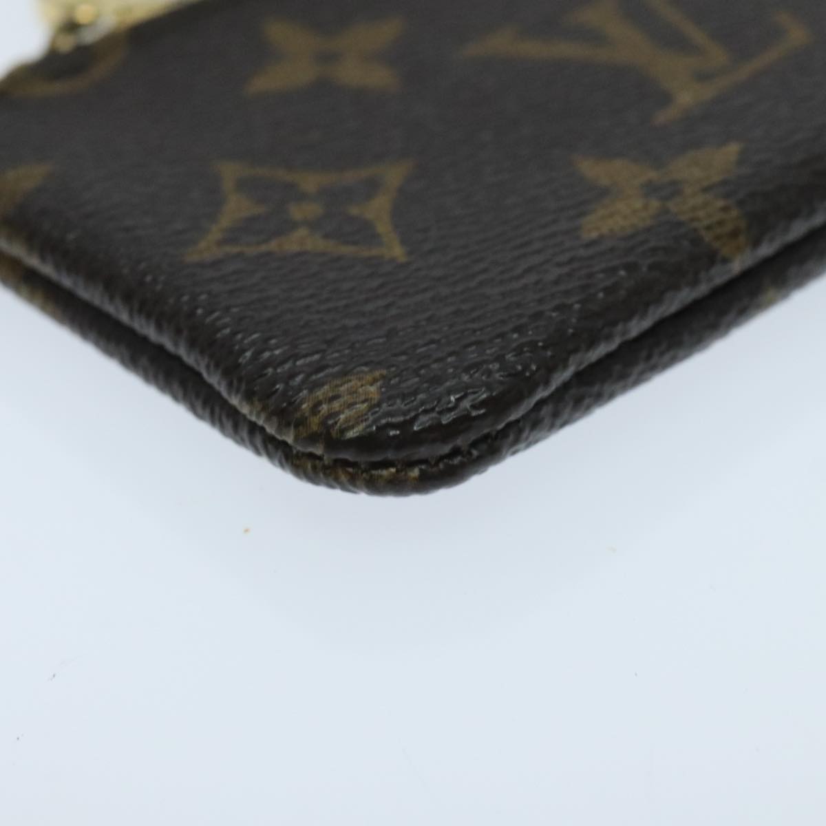 LOUIS VUITTON Monogram Pochette Cles Coin Purse M62650 LV Auth bs18717