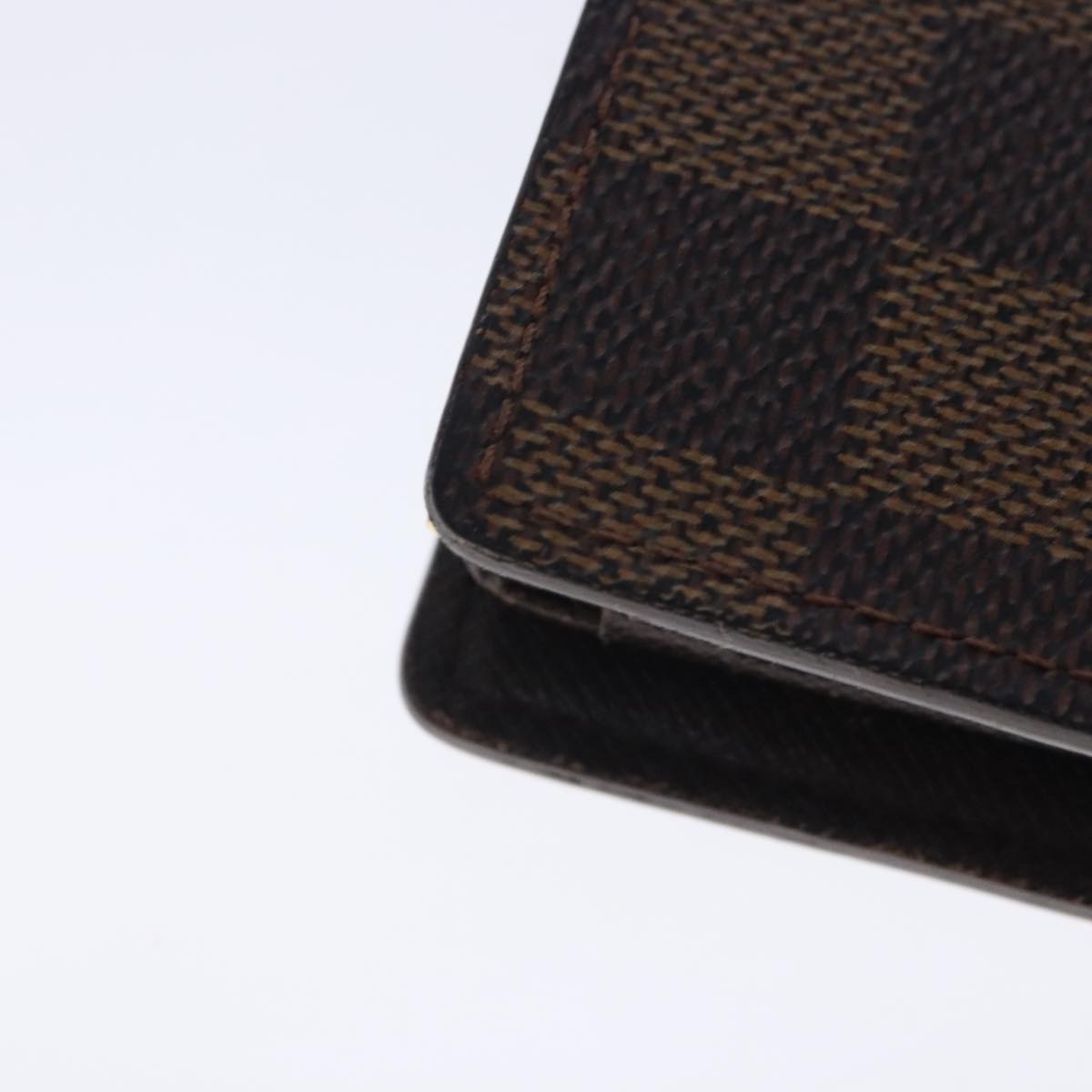 LOUIS VUITTON Damier Ebene Portefeuille Viennois Wallet N61674 LV Auth bs18718