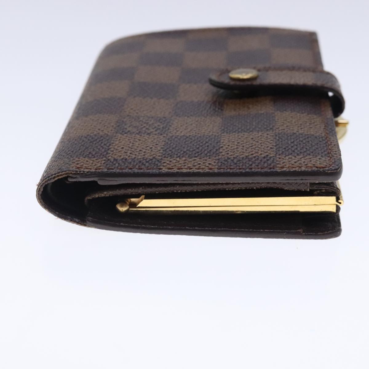 LOUIS VUITTON Damier Ebene Portefeuille Viennois Wallet N61674 LV Auth bs18718